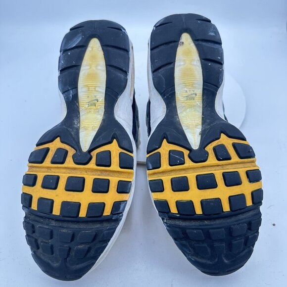 Nike Air Max 95 Men Size 11.5 CD7495-100 Grey Amarillo Yellow Training Shoes - Picture 9 of 11